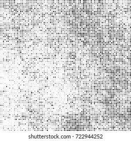 Black and white texture halftone. Abstract background of ink stains. Vector grunge vintage