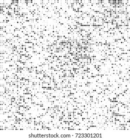 Black and white texture halftone. Abstract background of ink stains. Vector grunge vintage