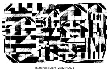 Black and white texture. Monochrome background for creating design, printing. Grunge backdrop for business cards, posters, websites