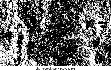 Black and white texture of old grunge wall background vector
