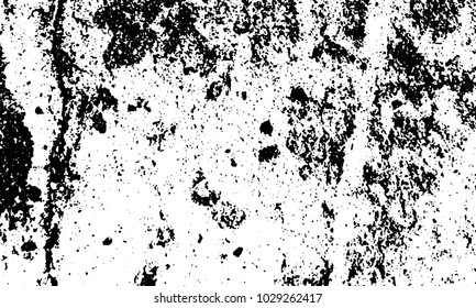 Black and white texture of old grunge wall background vector