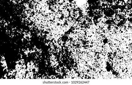 Black and white texture of old grunge wall background vector