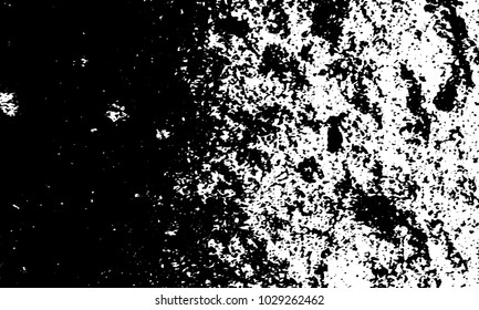 Black and white texture of old grunge wall background vector