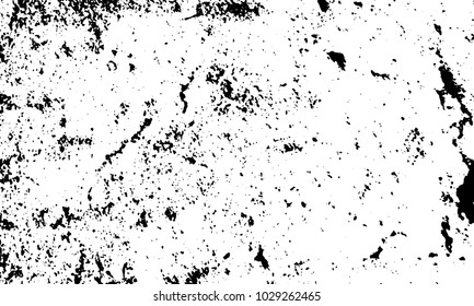 Black and white texture of old grunge wall background vector