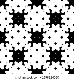 Black and white texture. seamless geometric pattern.
