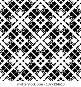 Black and white texture. seamless geometric pattern.