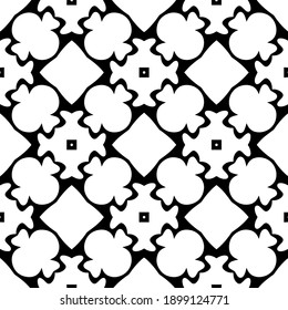 Black and white texture. seamless geometric pattern.