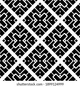 Black and white texture. seamless geometric pattern.
