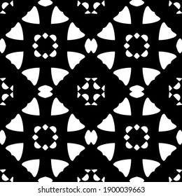  Black and white texture. seamless geometric pattern.
