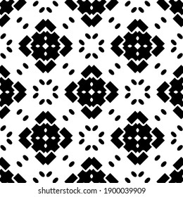 Black and white texture. seamless geometric pattern.