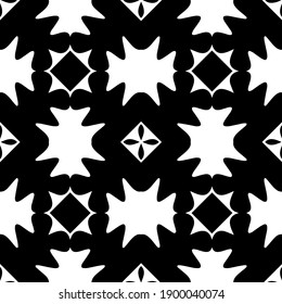  Black and white texture. seamless geometric pattern.
