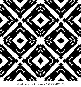  Black and white texture. seamless geometric pattern.
