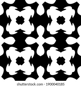  Black and white texture. seamless geometric pattern.
