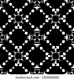  Black and white texture. seamless geometric pattern.
