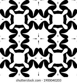  Black and white texture. seamless geometric pattern.
