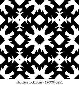  Black and white texture. seamless geometric pattern.
