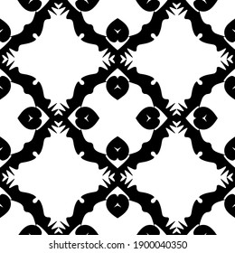  Black and white texture. seamless geometric pattern.
