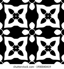  Schwarz-Weiß-Textur. nahtloses geometrisches Muster.
