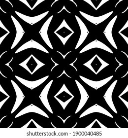  Schwarz-Weiß-Textur. nahtloses geometrisches Muster.
