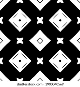  Black and white texture. seamless geometric pattern.

