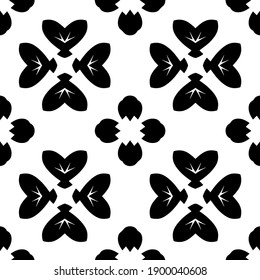  Black and white texture. seamless geometric pattern.
