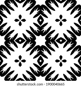  Schwarz-Weiß-Textur. nahtloses geometrisches Muster.
