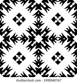  Schwarz-Weiß-Textur. nahtloses geometrisches Muster.
