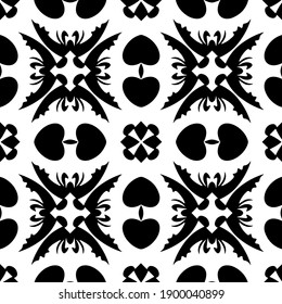  Black and white texture. seamless geometric pattern.
