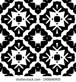  Black and white texture. seamless geometric pattern.
