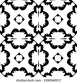  Black and white texture. seamless geometric pattern.
