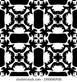  Black and white texture. seamless geometric pattern.

