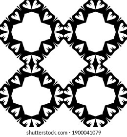  Black and white texture. seamless geometric pattern.
