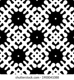 Black and white texture. seamless geometric pattern.