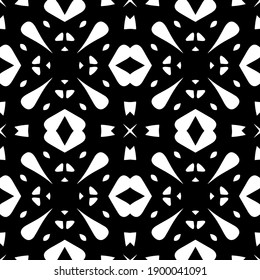  Black and white texture. seamless geometric pattern.
