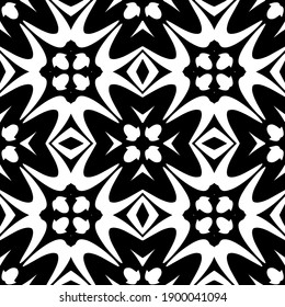  Black and white texture. seamless geometric pattern.
