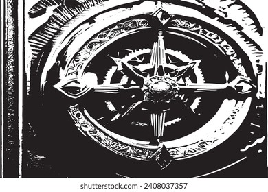 black and white texture vector illustration overlay monochrome destressed grunge background texture