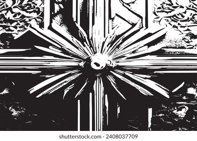 black and white texture vector illustration overlay monochrome destressed grunge background texture