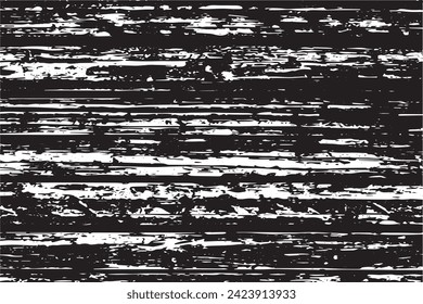 Schwarz-Weiß-Textur, Vektorgrafik-Grunge, gestresster Hintergrund