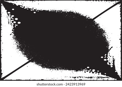 black and white texture, vector illustration grunge destressed background texture