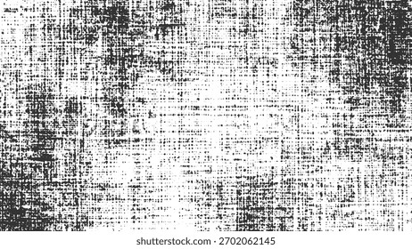 Fondo texturizado en blanco y negro con un patrón de puntos afligidos y sutiles líneas de cuadrícula.