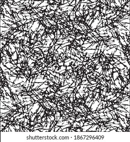 black and white textured pattern . fabric texture