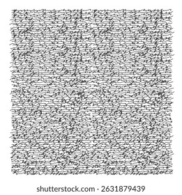Black and white textured vector background with rough concrete and fabric patterns