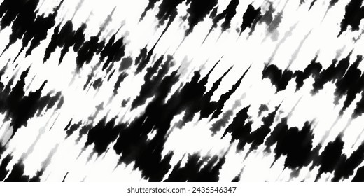 Black and white   tie dye pattern Ink , colorful tie dye pattern abstract background. Tie Dye two Tone Clouds . Abstract batik brush seamless and repeat pattern design svg
