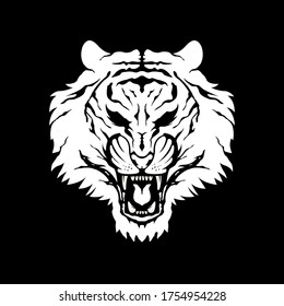 Vector Mascot Cartoon Illustration Roaring Panther Stock Vector ...