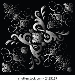 A black and white tile design that is ideal for a web page or presentation