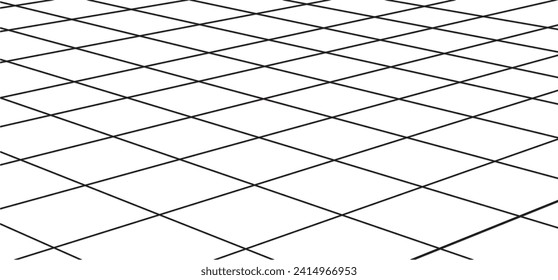 
black and white tiled floor background. Vector minimalist illustration