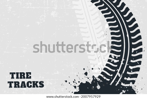 Black and white\
tire mark background\
design