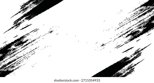 Black and white tire track background for rally, drift, motocross, off-road, and other motorsports. Black tire tracks on a white background with worn and splashed dirt effects. modern