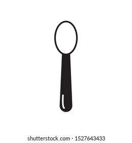 black and white tool bbq spoon utensil illustation