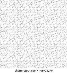 Black and white tooth seamless pattern.